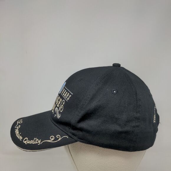 Aged 40 Years Vintage Dude Slideback Hat Black One Size Adjustable Laid Back - Picture 3 of 7